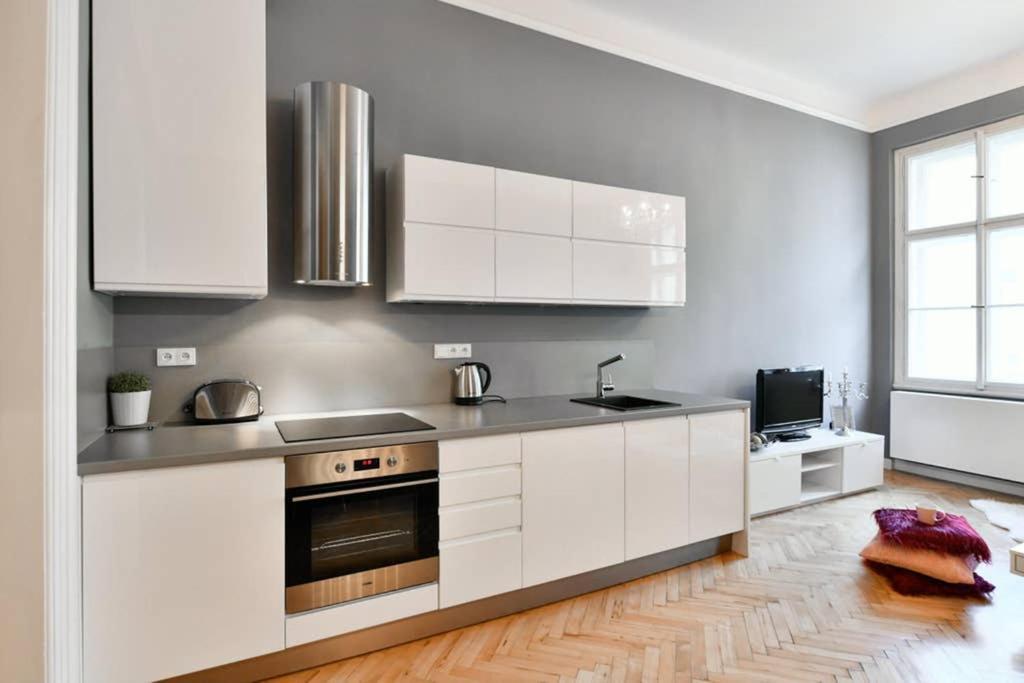 Cityscape Wenceslas Square Apartment Prága Kültér fotó