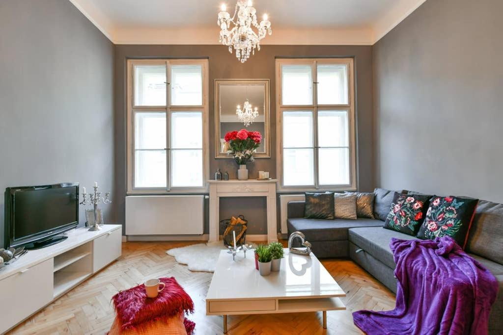 Cityscape Wenceslas Square Apartment Prága Kültér fotó