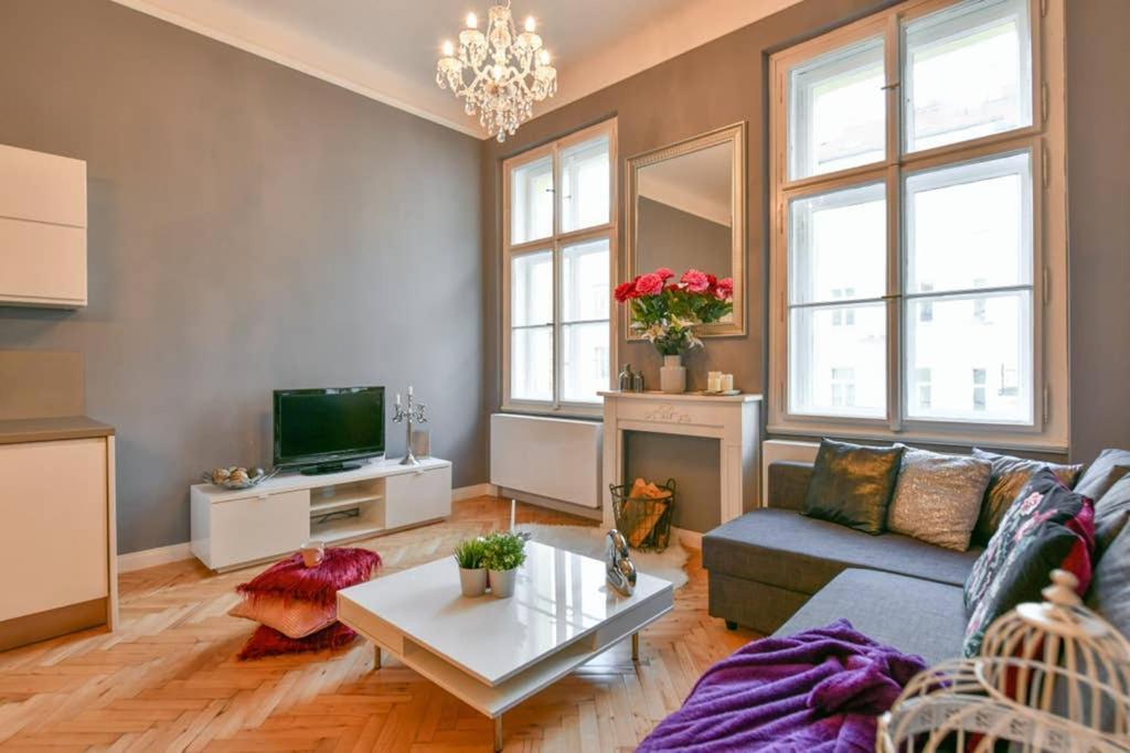 Cityscape Wenceslas Square Apartment Prága Kültér fotó