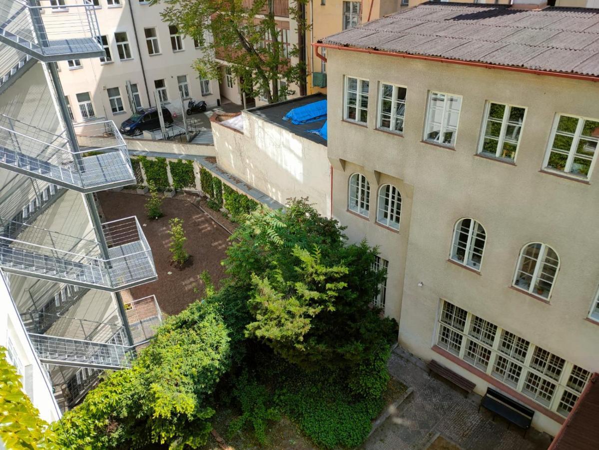 Cityscape Wenceslas Square Apartment Prága Kültér fotó